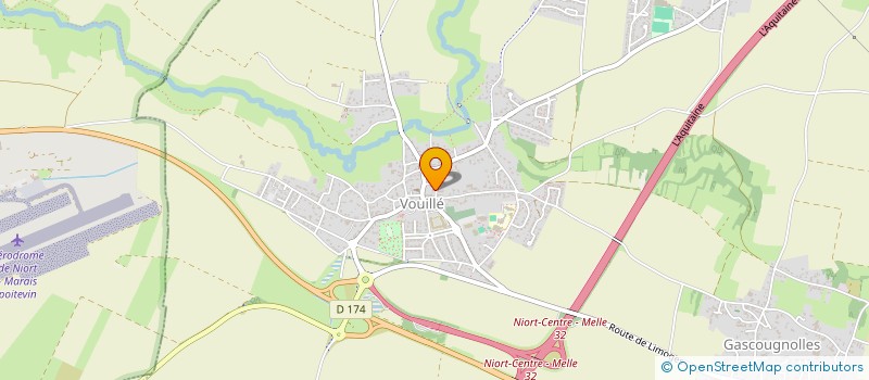 localisation de l'entreprise SCI DE LA GOUPILLIERE  VOUILLE