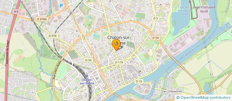 localisation de l'entreprise SCI DE LA GOUTTE D OR à CHALON-SUR-SAONE