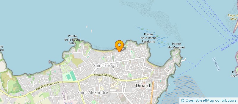 localisation de l'entreprise SCI DE LA GRABOTAIS  DINARD