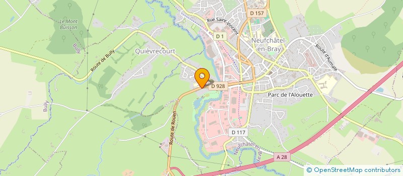 localisation de l'entreprise SCI DE LA GRACE  NEUFCHATEL-EN-BRAY