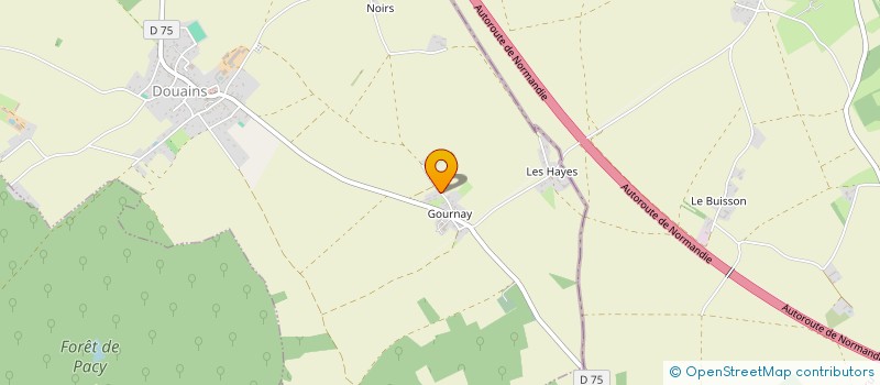 localisation de l'entreprise SCI DE LA GRACE  DOUAINS