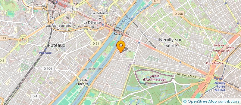 localisation de l'entreprise SCI DE LA GRAMOUZE à NEUILLY-SUR-SEINE