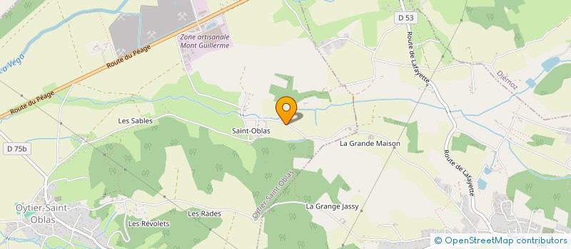 localisation de l'entreprise SCI DE LA GRAND' MAISON  OYTIER-SAINT-OBLAS