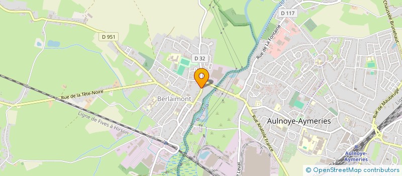 localisation de l'entreprise SCI DE LA GRAND RUE  BERLAIMONT