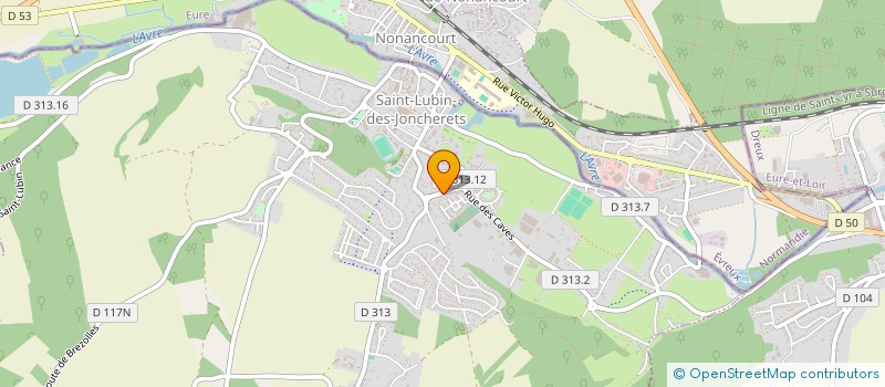 localisation de l'entreprise SCI DE LA GRAND'VIGNE à SAINT-LUBIN-DES-JONCHERETS