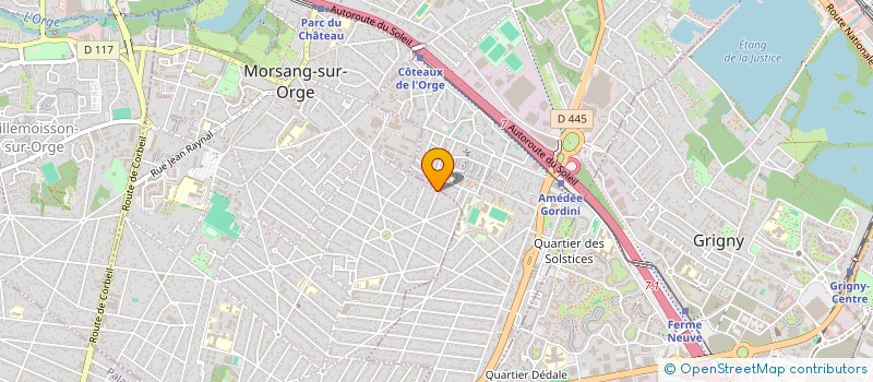 localisation de l'entreprise SCI DE LA GRANDE BROSSE  MORSANG-SUR-ORGE