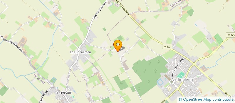 localisation de l'entreprise SCI DE LA GRANDE CHAMPREUILLE  VERLINGHEM