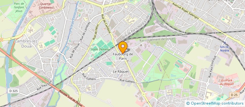 localisation de l'entreprise SCI DE LA GRANDE CHAPELLE à DOUAI