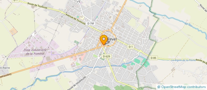 localisation de l'entreprise SCI DE LA GRANDE CHAUDIERE  REVEL