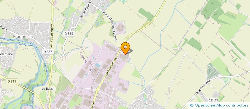 localisation de l'entreprise SCI DE LA GRANDE CONFRERIE  CRISSEY