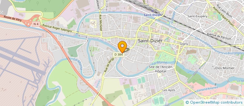 localisation de l'entreprise SCI DE LA GRANDE COUR à SAINT-DIZIER