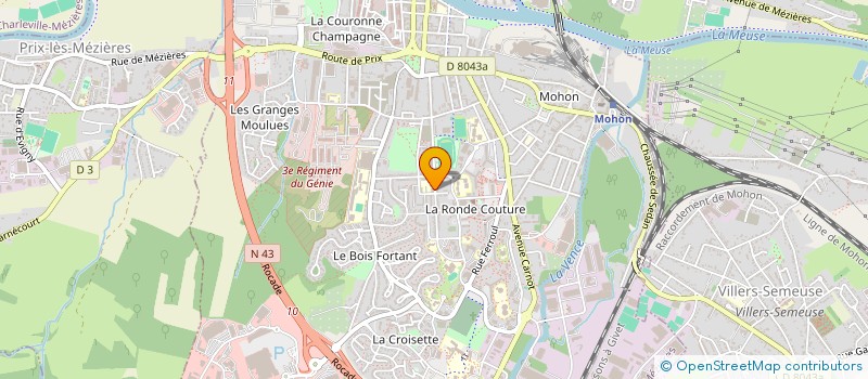 localisation de l'entreprise SCI DE LA GRANDE COUTURE  VILLERS-SEMEUSE