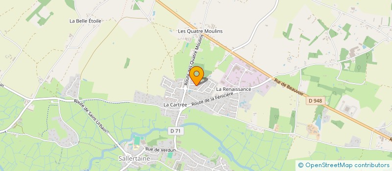 localisation de l'entreprise SCI DE LA GRANDE CROIX à SALLERTAINE