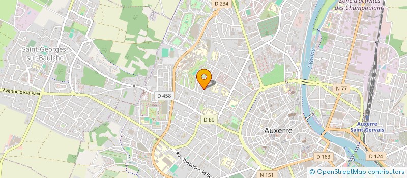 localisation de l'entreprise SCI DE LA GRANDE DEMOISELLE  AUXERRE