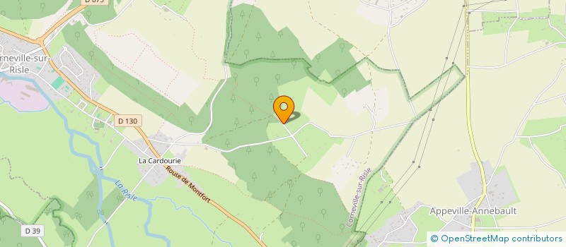 localisation de l'entreprise SCI DE LA GRANDE DIME  CORNEVILLE-SUR-RISLE