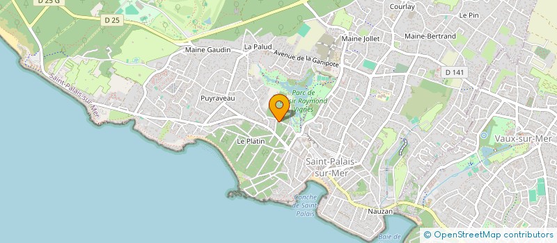 localisation de l'entreprise SCI DE LA GRANDE DUNE  SAINT-PALAIS-SUR-MER