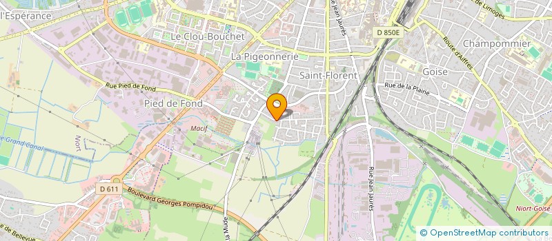 localisation de l'entreprise SCI DE LA GRANDE FONTAINE à NIORT