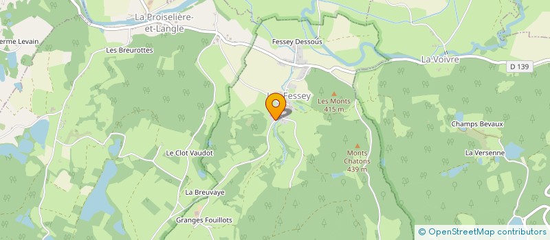 localisation de l'entreprise SCI DE LA GRANDE FONTAINE  FAUCOGNEY-ET-LA-MER