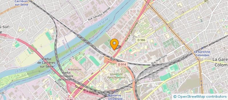 localisation de l'entreprise SCI DE LA GRANDE HALLE 2022  NANTERRE