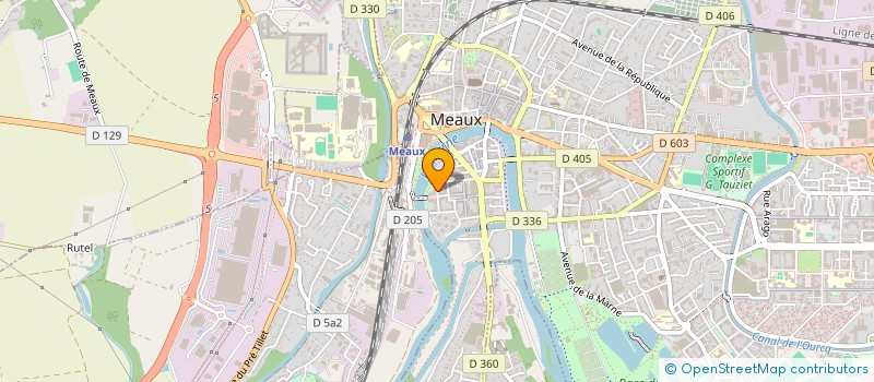 localisation de l'entreprise SCI DE LA GRANDE ILE à MEAUX