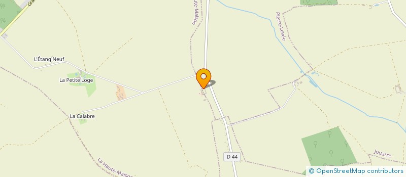 localisation de l'entreprise SCI DE LA GRANDE LOGE  PIERRE-LEVEE