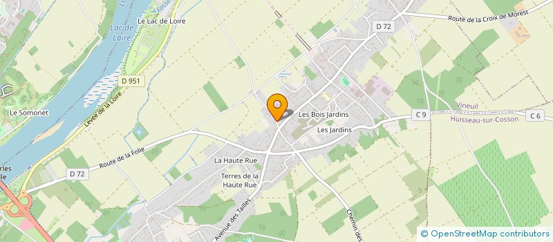 localisation de l'entreprise SCI DE LA GRANDE MAISON  VINEUIL