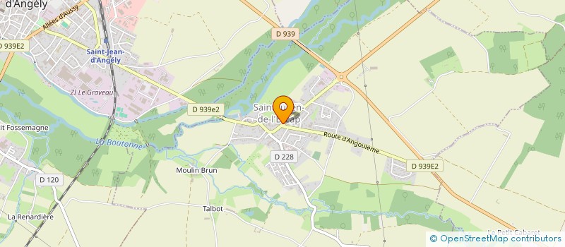 localisation de l'entreprise SCI DE LA GRANDE METAIERIE  POURSAY-GARNAUD