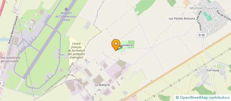 localisation de l'entreprise SCI DE LA GRANDE METAIRIE à MONTIERCHAUME