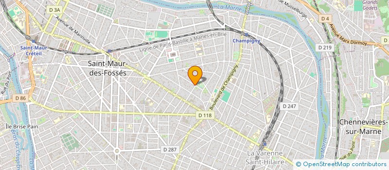 localisation de l'entreprise SCI DE LA GRANDE OURSE à SAINT-MAUR-DES-FOSSES