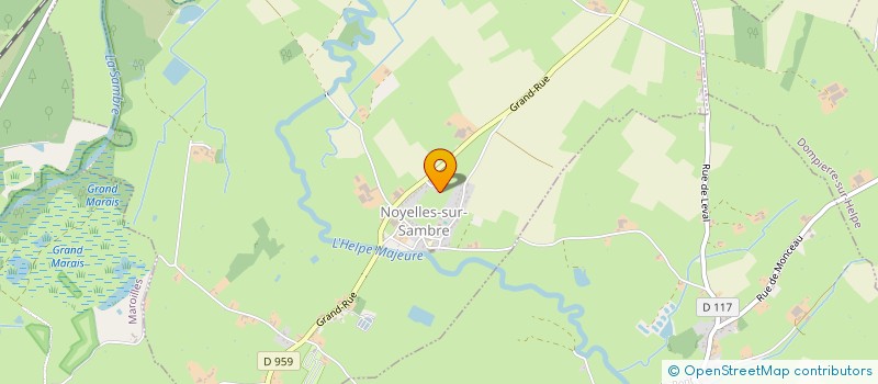 localisation de l'entreprise SCI DE LA GRANDE PATURE  NOYELLES-SUR-SAMBRE