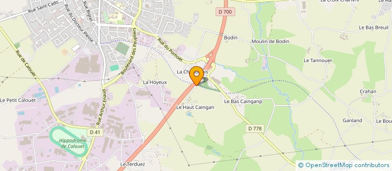 localisation de l'entreprise SCI DE LA GRANDE PERRIERE à LOUDEAC