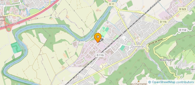 localisation de l'entreprise SCI DE LA GRANDE PIECE  DOMENE