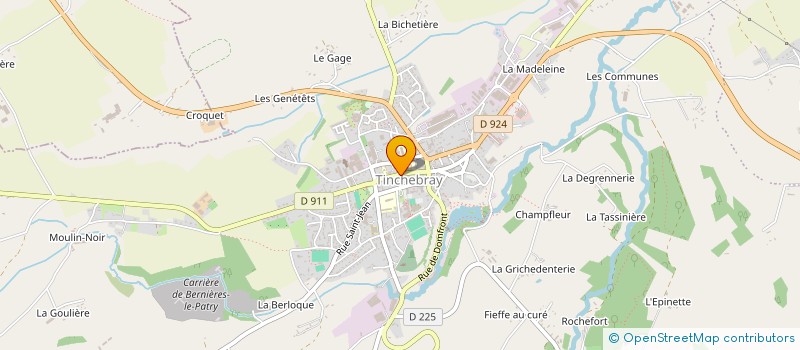 localisation de l'entreprise SCI DE LA GRANDE RUE à TINCHEBRAY-BOCAGE