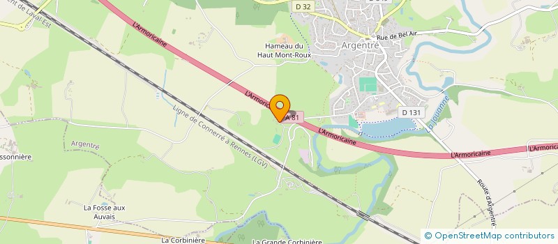 localisation de l'entreprise SCI DE LA GRANDE TOUCHE  ARGENTRE