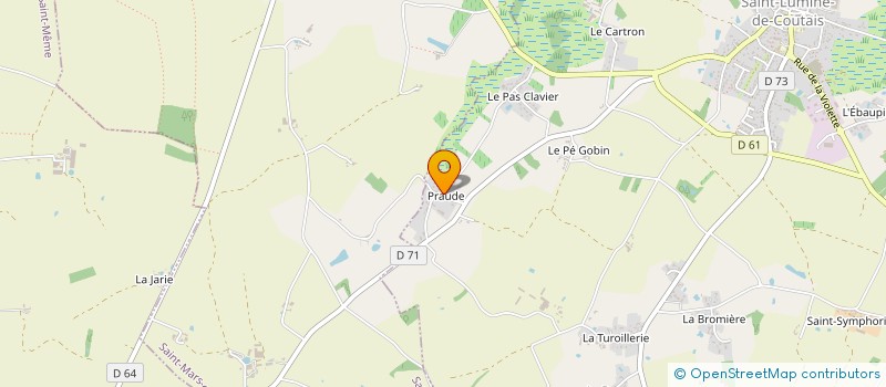 localisation de l'entreprise SCI DE LA GRANDE TOURNERIE  SAINT-PHILBERT-DE-GRAND-LIEU