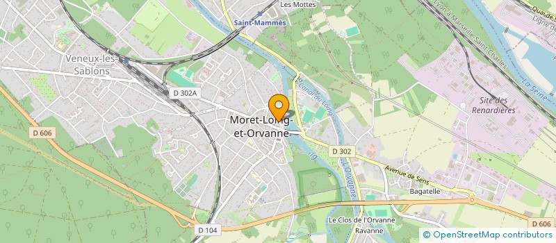 localisation de l'entreprise SCI DE LA GRANGE  MORET-LOING-ET-ORVANNE