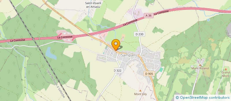 localisation de l'entreprise SCI DE LA GRANGE à DOLE