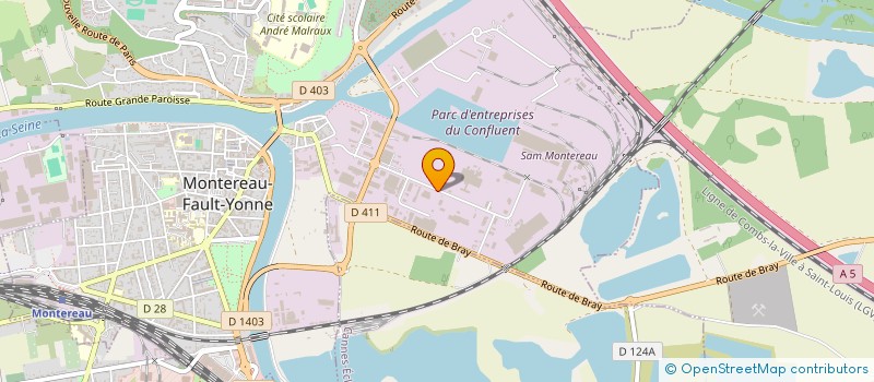 localisation de l'entreprise SCI DE LA GRANGE  LA GRANDE-PAROISSE