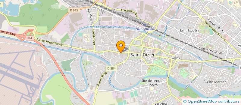 localisation de l'entreprise SCI DE LA GRANGE à SAINT-DIZIER