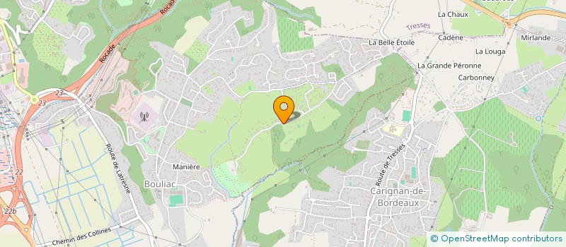 localisation de l'entreprise SCI DE LA GRANGE  BOULIAC