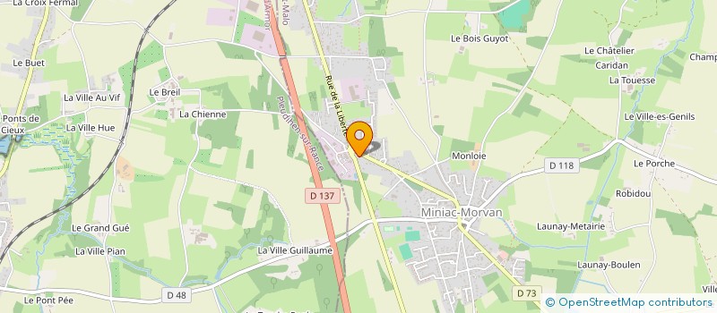 localisation de l'entreprise SCI DE LA GRANGE  PLERGUER