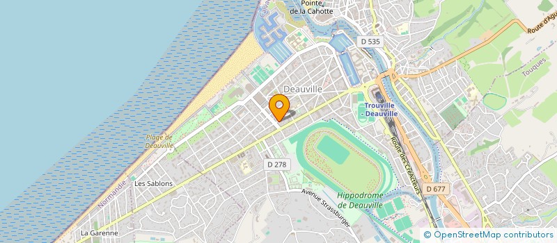 localisation de l'entreprise SCI DE LA GRANGE à DEAUVILLE