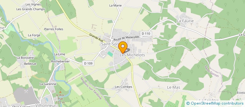 localisation de l'entreprise SCI DE LA GRANGE à SAINT-SORNIN