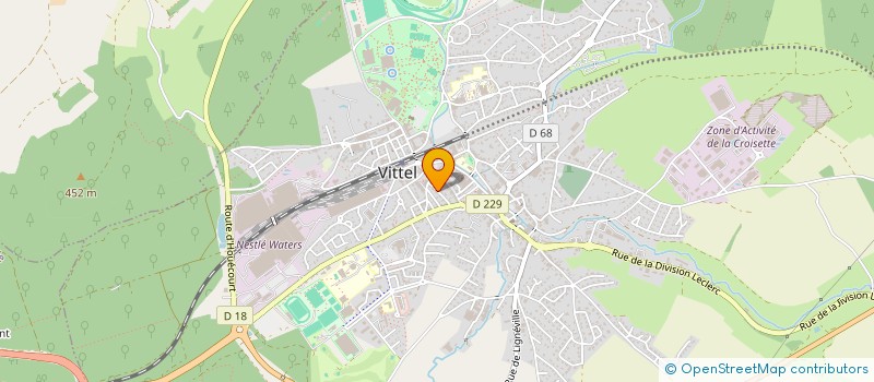 localisation de l'entreprise SCI DE LA GRANGE AUX DIMES  VITTEL