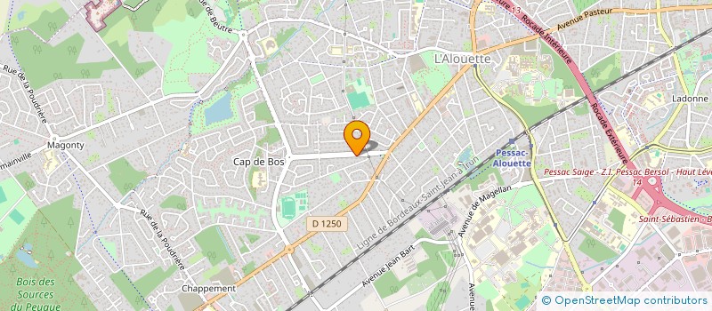 localisation de l'entreprise SCI DE LA GRANGE D'ELISE  PESSAC