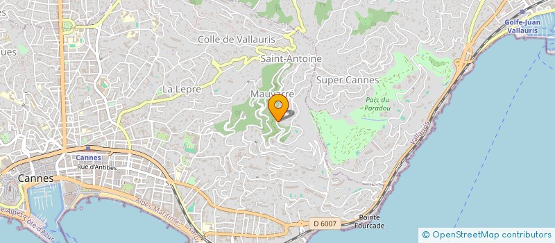 localisation de l'entreprise SCI DE LA GRANGE DE NIEL à CANNES