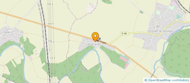 localisation de l'entreprise SCI DE LA GRANGE DU BOIS  OZOUER-LE-VOULGIS