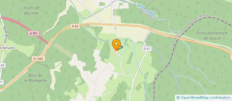 localisation de l'entreprise SCI DE LA GRANGE L'ETANG  SAINT-LOTHAIN