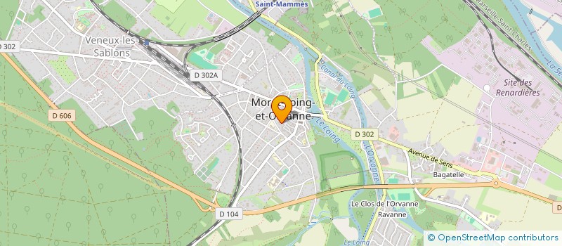 localisation de l'entreprise SCI DE LA GRANGE TATON  MORET-LOING-ET-ORVANNE