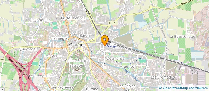 localisation de l'entreprise SCI DE LA GRANGE TOMBEE  ORANGE